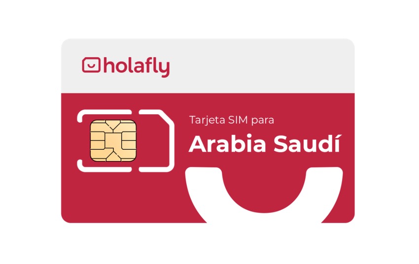 Tarjeta SIM de Holafly para Arabia Saudí