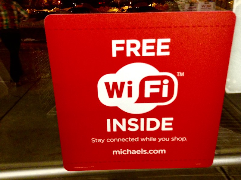 wifi gratis en tienda