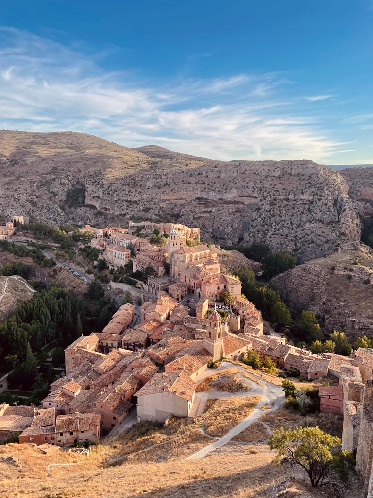vista desde el castillo Albarracín